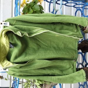 Marmot zip up jacket, green, size M.